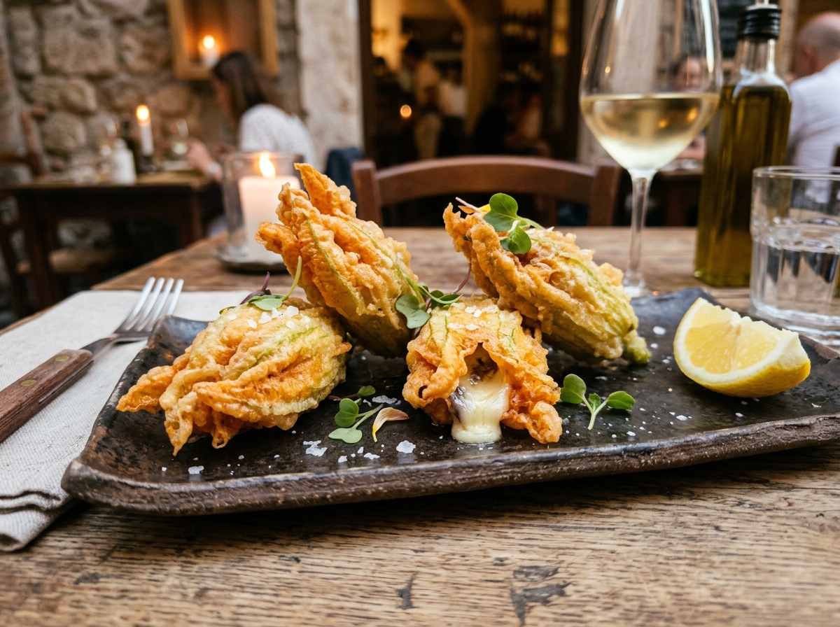 Fiori di Zucca Fritti